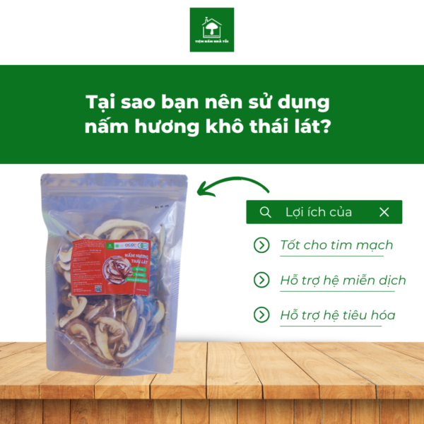 Nấm hương khô thái lát - Hình ảnh 2