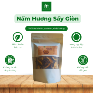 Nấm hương sấy giòn túi 90g