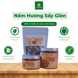 Nấm hương sấy giòn