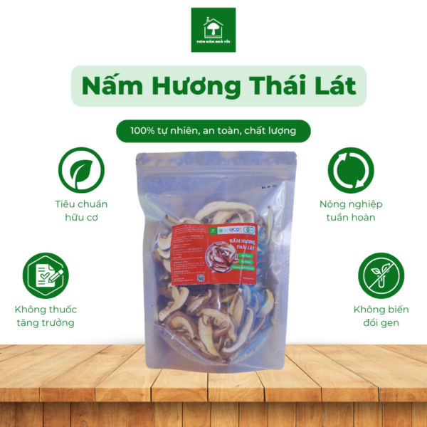 Nấm hương khô thái lát